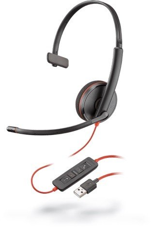 Blackwire C3210 Usb A Słuchawki Z Mikrofonem Plantronics