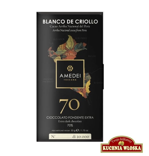 Blanco de Criollo - czekolada ciemna 70% 50g / Amedei Inna marka