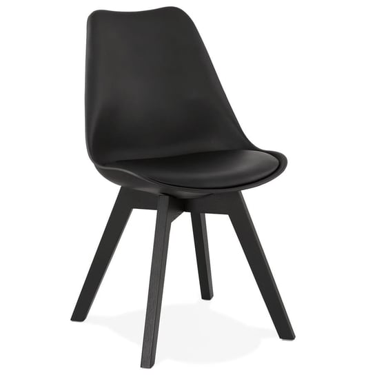 BLANE krzesło k. czarny, nogi k. czarny Kokoon Design