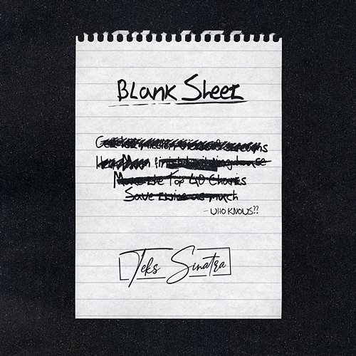 Blank Sheet Teks Sinatra