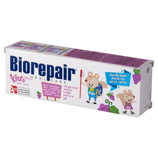 Blanx, Biorepair Oral Care Kids, Pasta do zębów dla dzieci o smaku Winogrona, 50 ml Blanx