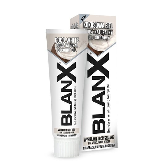 Blanx, Pasta Do Zębów Wybielająca Kokosowa Biel, 75 Ml Blanx
