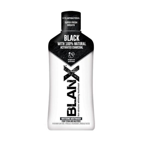 BlanX, płyn do płukania jamy ustnej Black, 500 ml Blanx
