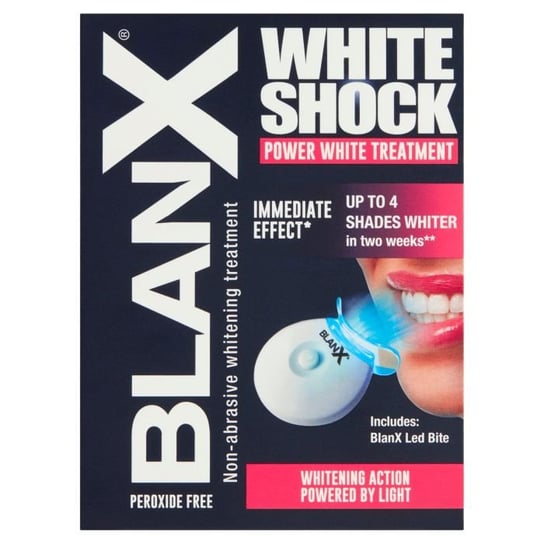 BlanX White Shock Intensywny System wybielający zęby (pasta +lampka led) 50ml Blanx