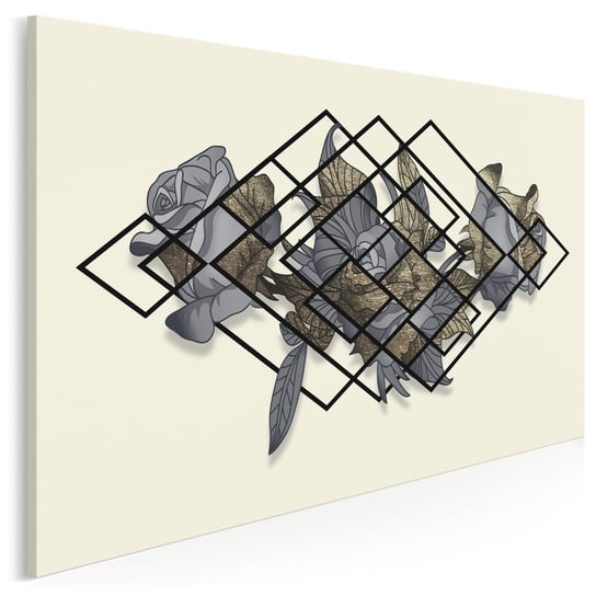 Blaski i cienie - nowoczesny obraz na płótnie - 120x80 cm VAKU-DSGN Nowoczesne obrazy