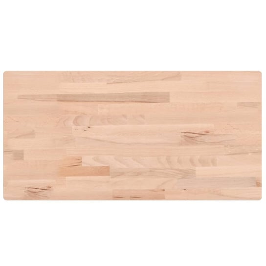 Blat drewniany bukowy 100x50x1,5 cm - naturalny Zakito Europe