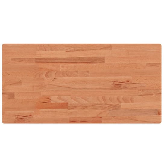Blat drewniany bukowy 100x50x1,5 cm - naturalny Zakito Europe