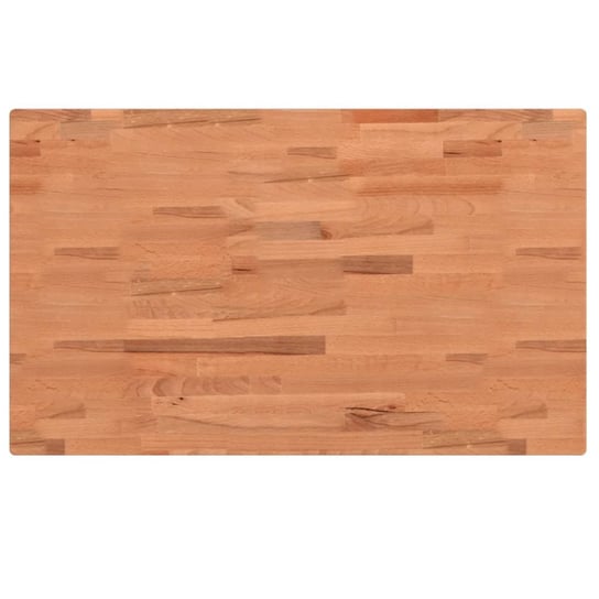 Blat drewniany bukowy 100x60x4 cm, naturalny Zakito Europe
