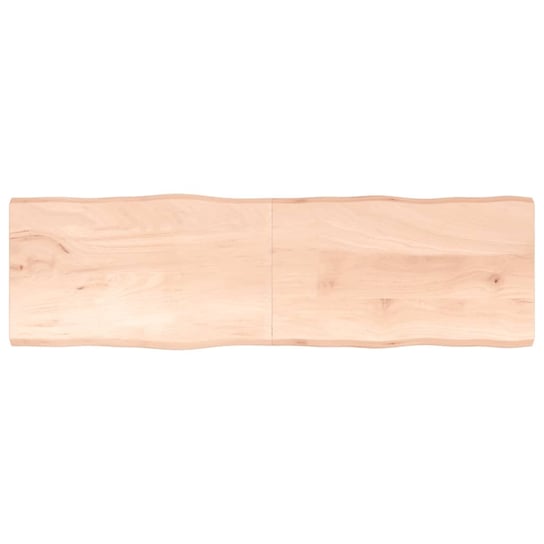 Blat drewniany dębowy 200x60 cm brąz Zakito Europe