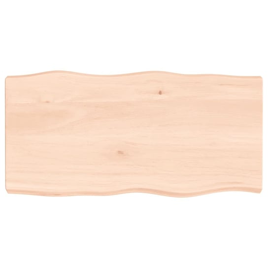 Blat drewniany dębowy 80x40 cm, naturalny brąz Zakito Europe