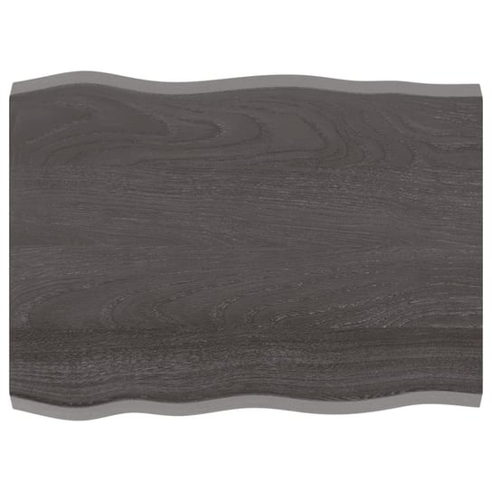 Blat drewniany dębowy 80x60 cm, ciemny brąz Zakito Europe