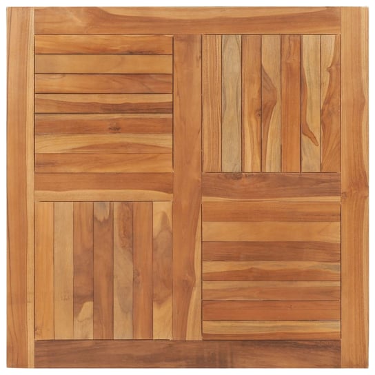 Blat drewniany tekowy 90x90x2,5 cm, szlifowany, wo Zakito