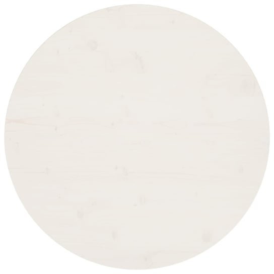 Blat okrągły sosnowy 80x2,5 cm biały Zakito Europe