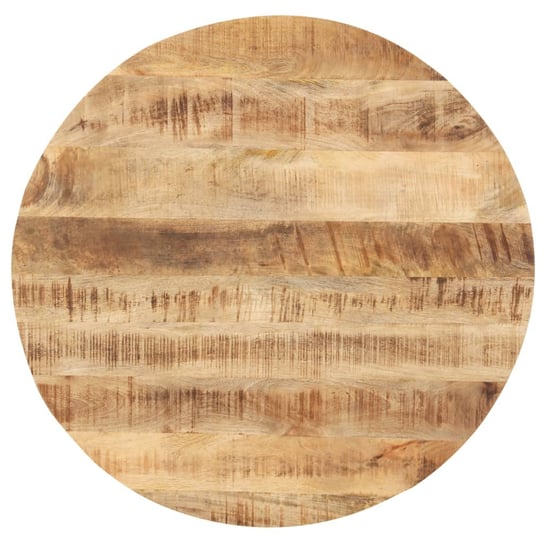 Blat stołu, lite drewno mango, okrągły, 25-27 mm, 50 cm vidaXL