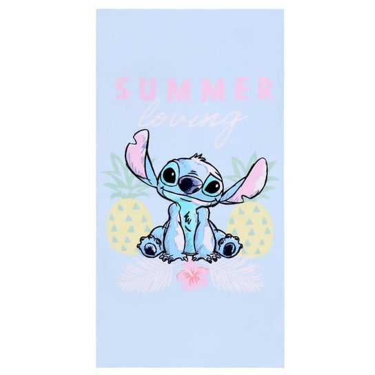 Błękitny ręcznik plażowy Stitch 70x140 cm Disney