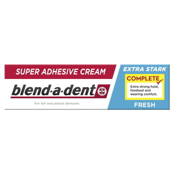 Blend-A-Dent, Complete Denture Adhesive, Fresh, 47G Blend-a-dent