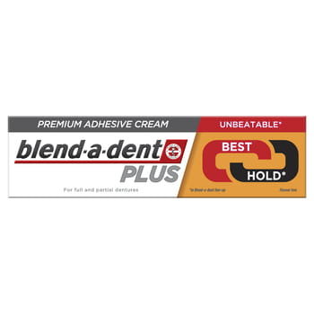 Blend-A-Dent, Plus Dual Power Premium Klej Do Protez W Kremie, 40 G Blend-a-dent