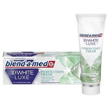 Blend-a-Med, 3D White Luxe Perfection Fresh, Wybielająca pasta do zębów, 75 ml Blend-a-med