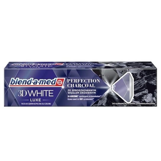 blend-a-med pasta do zębów 3d white lux charcoal 75ml Blend-a-med