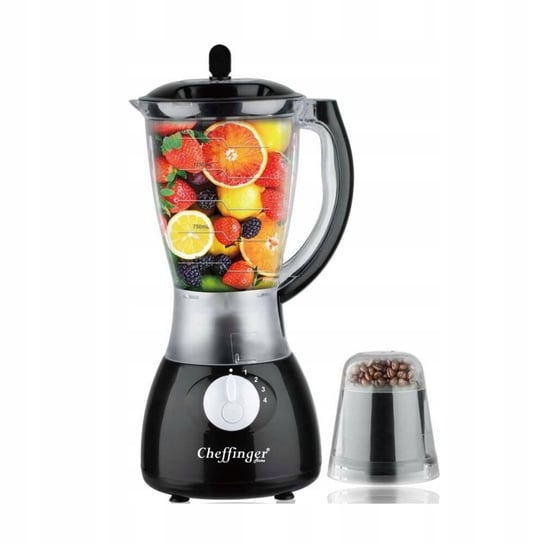Blender kielichowy elektryczny 1.5L + młynek Cheffinger 1000W Cheffinger
