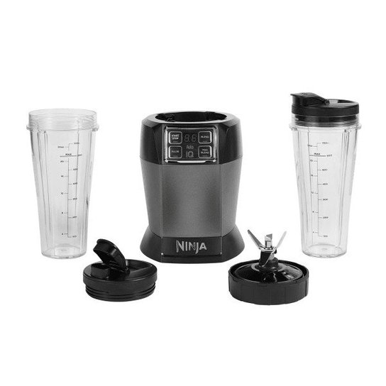 Blender kielichowy NINJA BN495EU sportowy do smoothie koktajli + 2 bidony Ninja