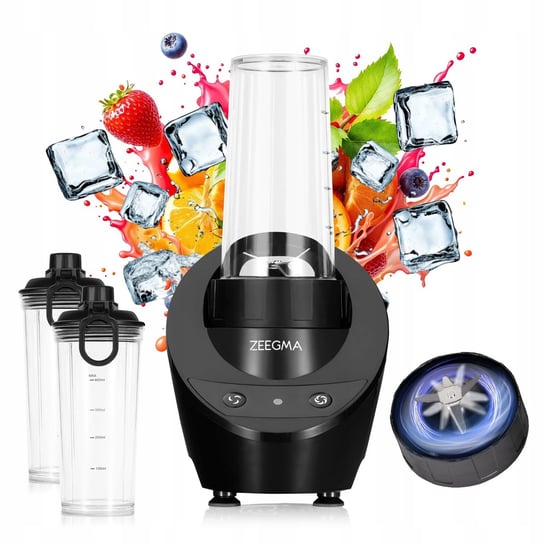 BLENDER KIELICHOWY sok warzyw owoców koktajli KRUSZY LÓD MŁYNEK do kawy ZEEGMA