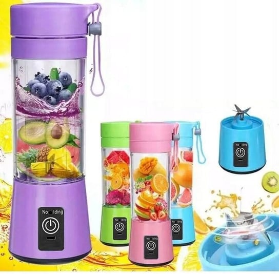 BLENDER MIKSER TURYSTYCZNY USB AKUMULATOR 380ML  PREZENT BEZPRZEWODOWY Inna marka