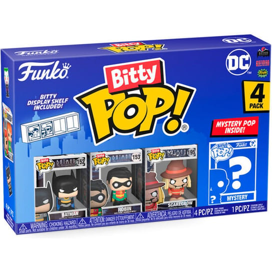 Blister 4 Figuras Bitty Pop Dc Comics Batman Funko