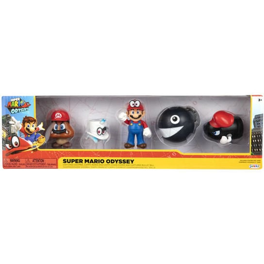 Blister 5 Figuras Super Mario Bros 6,5Cm Jakks Pacific