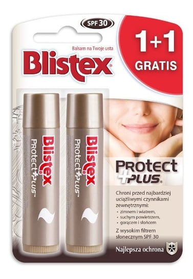 Blistex Balsam ochronny do ust Protect Plus 1+1 (4.25g x 2) Blistex