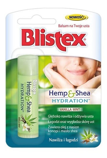 Blistex Lip Infusions Balsam do ust nawilżająco łagodzący Hemp & Shea Hydration Blistex