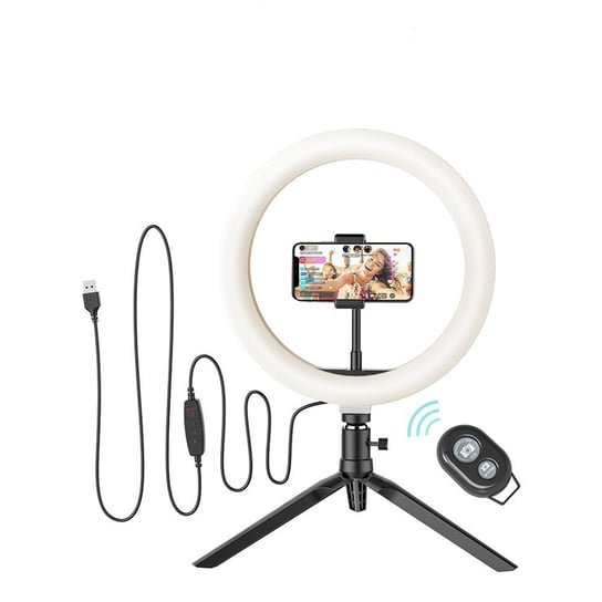 BlitzWolf BW-SL3 Lampa LED Ring Selfie biurkowa 7W BlitzWolf