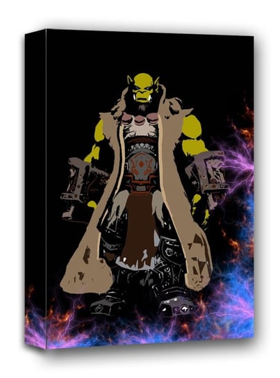BlizzardVerse Stencils, Thrall, the World Shaman, Warcraft - obraz na płótnie 50x70 cm Galeria Plakatu