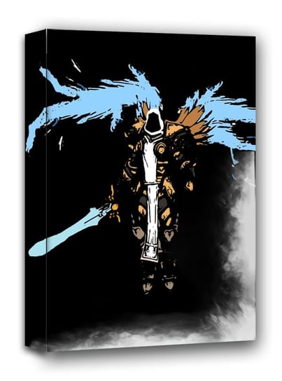 BlizzardVerse Stencils, Tyrael, the Stalwart Defender of Mankind, Diablo - obraz na płótnie 20x30 cm Galeria Plakatu