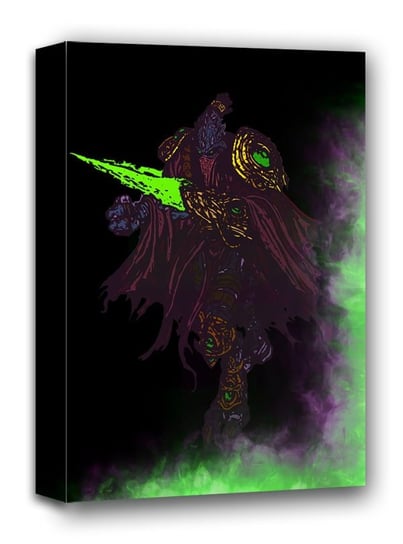 BlizzardVerse Stencils, Zeratul, the Dark Prelate, Starcraft - obraz na płótnie 40x50 cm Galeria Plakatu