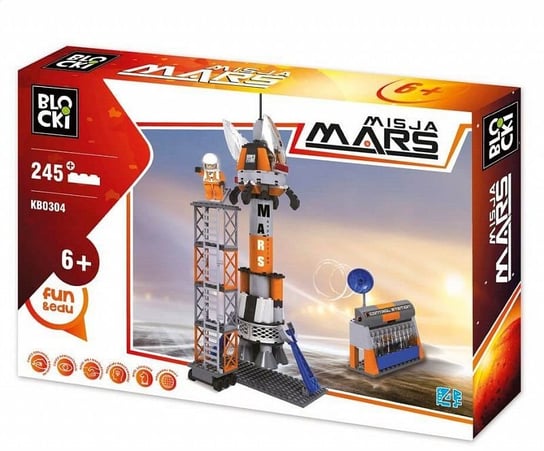 Blocki, klocki Misja Mars Rakieta kosmiczna Blocki