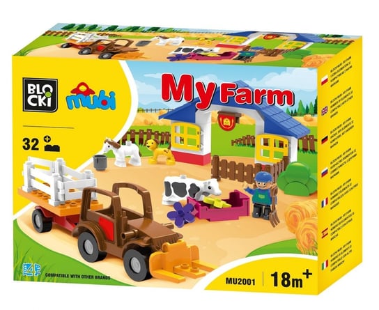 BLOCKI, klocki Mubi Myfarm Toys 4 All Mu2001 Blocki