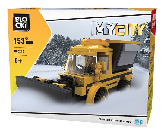 Blocki MyCity, klocki Pług Śnieżny Blocki