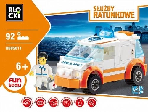 Blocki Służby ratunkowe, klocki konstrukcyjne Ambulans Blocki