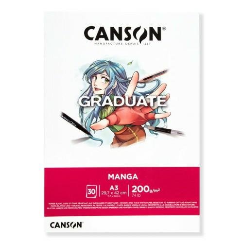 Blok A3 200g 50k Graduate Manga Canson Inna marka