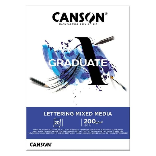Blok A4 200g 20k Graduate Lettering      Mixed Media  Canson Canson