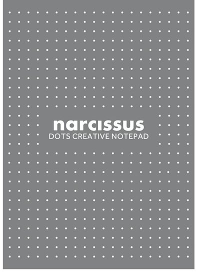 Blok A4 60K W Kropki Szary Narcissus Narcissus