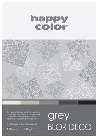 Blok, A5, szara kolorystyka, Deco Grey GDD Grupa Dystrybucyjna Daccar