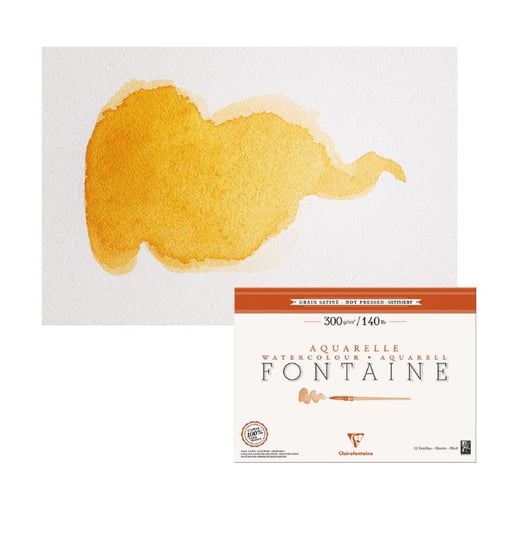 Blok akwarelowy Fontaine Grain Satine    24x30 cm, 300g Inna marka