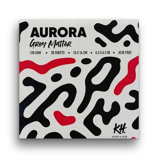 Blok Aurora Grey Matter - 16 x 16 cm - 120 g - szary papier Aurora