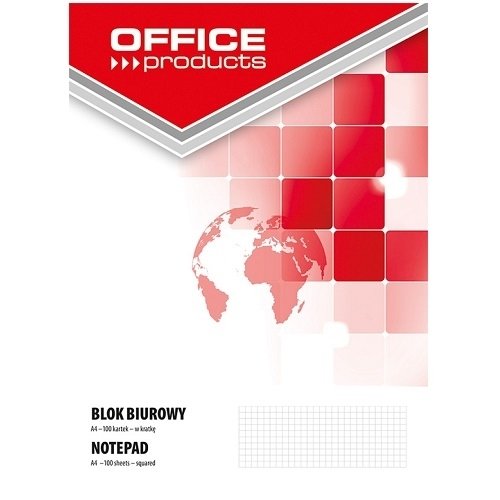 Blok Biurowy Office Products A4/100, kratka Neopak