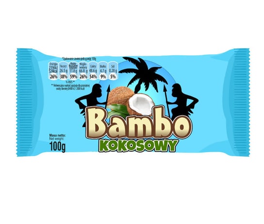 Blok Czekoladowy Bambo O Smaku Kokosowym 100G. Inny producent