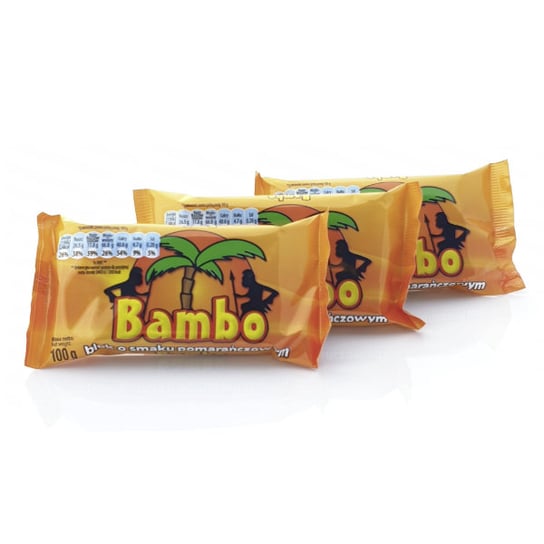 Blok Czekoladowy Bambo O Smaku Pomarańczowym 100G Inny producent