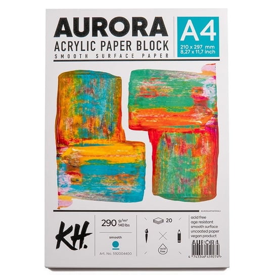 Blok do akryli Aurora - A4 - 290 g Aurora
