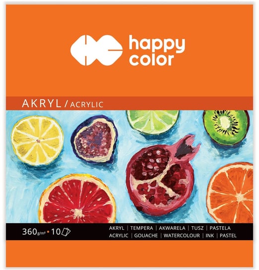 Blok Do Akrylu 15X15Cm 10K 360G Happy Color Happy Color